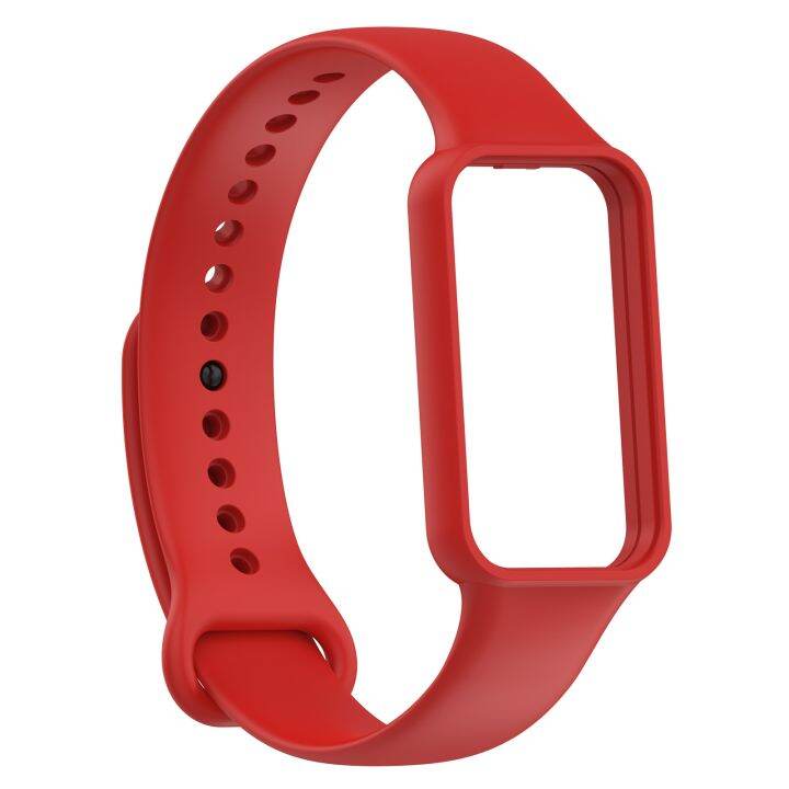 สำหรับสายนาฬิกาข้อมือซิลิโคน-amazfit-band-7-สีเขียวเข้ม