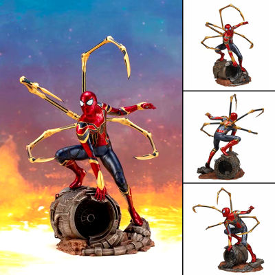Marvel Avengers Action Toy 16cm Scale Spiderman Character Statues With Steel Paw16cm Scale Spiderman Character Statues With Steel Paw PVCMarvel Avengers Action ToyDesktop Ornaments Fan Collectibles