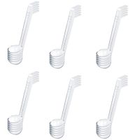 30 Pieces Clear Small Ladles for Sauce Long Punch Plastic Dressing and Sauces Ladles
