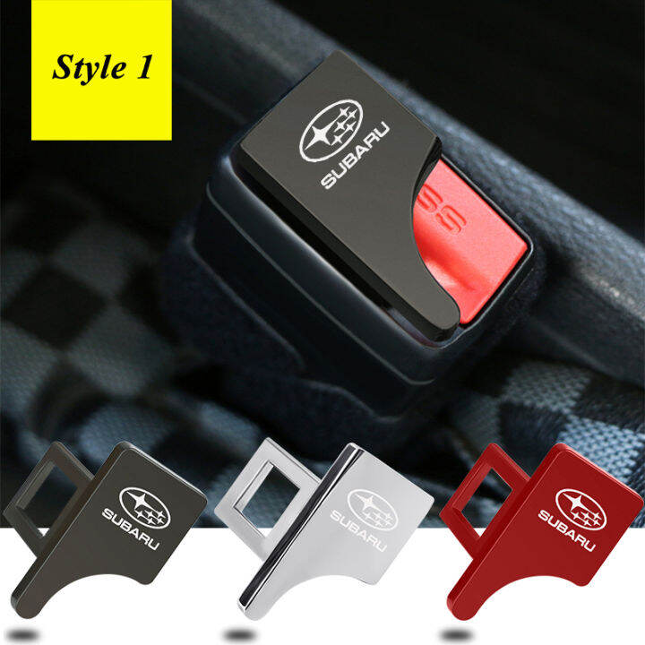 Car seat belt silencer connector high quality metal seat belt buckle