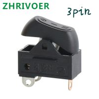 1pcs Kcd15-103 / T Blower Switch Rocker Switch 3-position Switch Ship Type Switch Button Electrical Circuitry  Parts