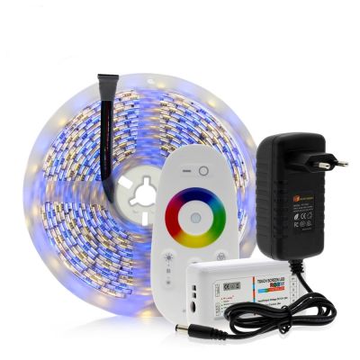 ✐☎ 5050 LED Strip RGB RGBW 5m Neon Light Strip 2.4 G Remote Controller Adapter