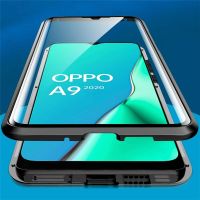 [ข้อเสนอพิเศษ] Romwe  360เคสกระจกสองด้านสำหรับ OPPO A9 2020เคสแม่เหล็กโลหะกันชนฝาหลังสำหรับ OPPO A5 A 9 2020 A11 A11X เคส Oppoa9