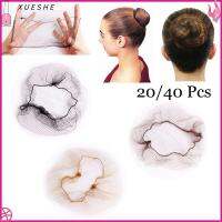 XUESHE 20/40 Pcs แฟชั่นผู้หญิง เครื่องประดับผม เครื่องมือจัดแต่งทรงผม บัลเล่ต์ Snood ขนมปังหน้าปก ตาข่ายคลุมผมที่มองไม่เห็น ตาข่ายวิกผมตาข่าย