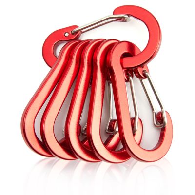3/6/12pcs Outdoor Camping Mountaineering Buckle Small Fishing Climbing Acessories Dropshipping