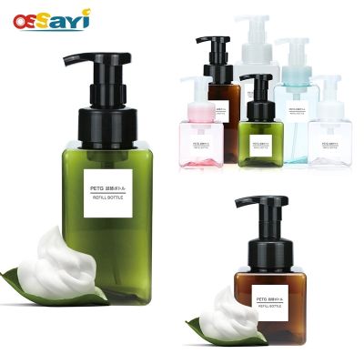 ♗♀ PETG Refillable Foaming Soap Dispenser Toning Lotion Facial Cleanser Pump Bottle