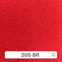 พรมอัดเรียบ สีแดง 205-BR กว้าง 1.5 เมตร หนา 2 mm. (ความยาว 10 เมตร) ราคา 9 ฟรี 1 เมตร