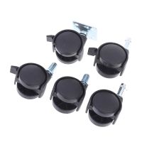 1Pcs 30mm Chair Wheel Furniture Caster Swivel Castor Brake Wheel Replace Furniture Protectors Replacement Parts