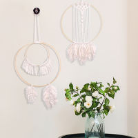 【cw】 New Bamboo Ring Hand- Dreamcatcher Indian Style Original Simple Tapestry Tree Home Decoration Supplies Wholesale ！