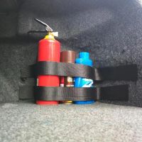 5pcs/set of automatic fire extinguisher tape  nylon belt  trunk storage belt  velcro strap for Ford Focus 2 focus 3 fiesta