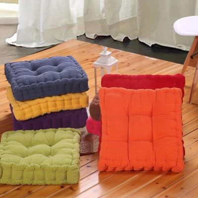 ∋ 40cm Japanese Style Tatami Mat Throw Pillow Floor Cushion Thicken Chair Seat Cushion Mat Pad Sofa Home Office Chair Cushion