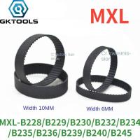 ☾ MXL Synchronous Timing belt B228MXL/B229MXL/B230MXL/B232MXL/ B234MXL/B235MXL/B236MXL/B239MXL/B240MXL/B245MXL Width 6/10mm