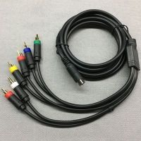 【Sell-Well】 FZQWEG 1PCS 1.8M ส่วนประกอบ AV Video-สายสัญญาณเสียงสำหรับ SEGA Saturn AV RCA สำหรับ SS (ตรวจสอบภาพรวม)