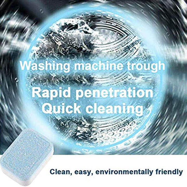 Washing Machine Cleaner Descaler Deep Cleaning Tablets For Front Loader