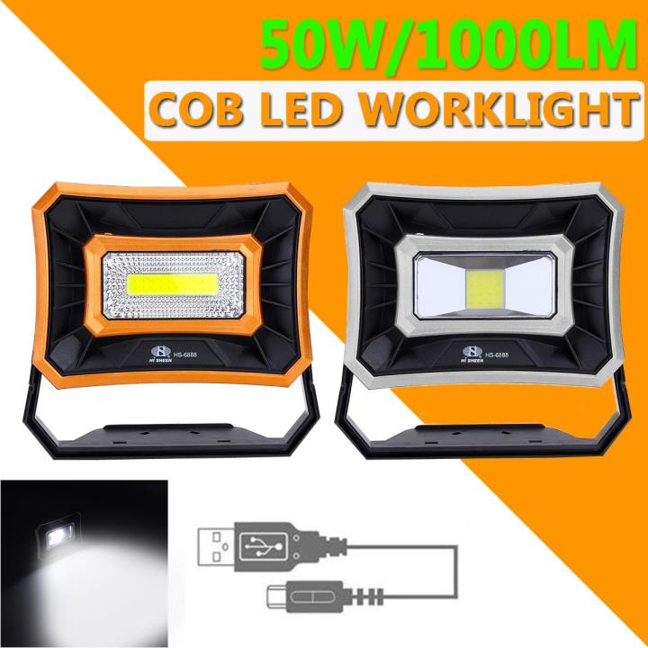 50w-1000lm-led-แบบพกพาไฟฉายส่องไฟทำงานแถบไฟ-led-7นิ้วโคมไฟตั้งแคมป์-6888b-เงิน