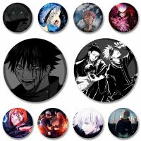 Japanese Anime Jujutsu Kaisen Tinplate Brooch Pins Anime Figure Icon Badge Handmade Brooches Breastpin for For Backpack Clothes Fashion Brooches Pins