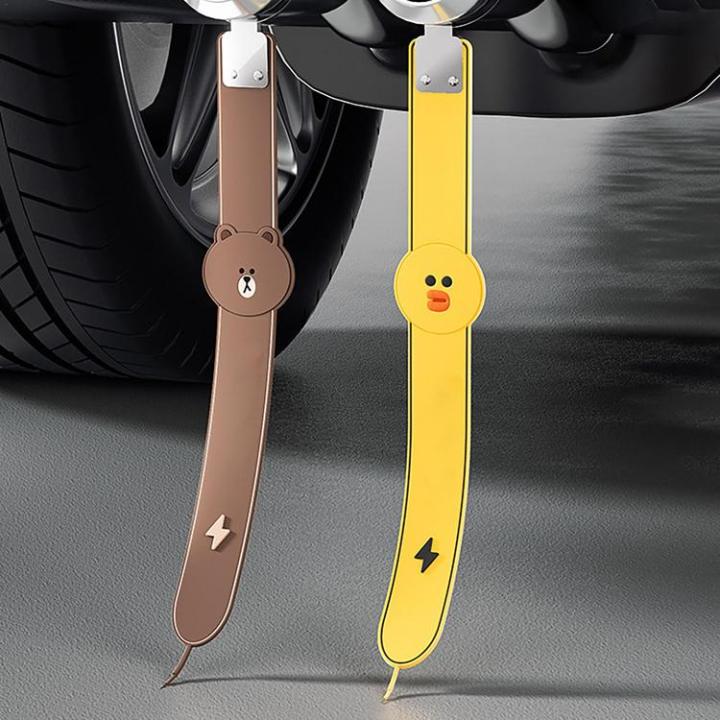 anti-static-straps-for-car-belt-ground-wire-with-cartoon-image-design-adjustable-lock-anti-static-strip-truck-electrostatic-strip-vehicle-safe-driving-tool-for-car-and-truck-fashion