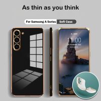 เคสสำหรับ Samsung Galaxy A05s A05 05 A 05 A 05S 4G SAM 2023กรอบโทรศัพท์เทอร์โม TPU ฝาหลังเคสกันกระแทกมือถือชุบหรูหราขอบตรงแบบนิ่ม TPU ยืดหยุ่นทั้งหมดมา