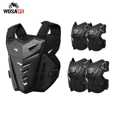 ◆✖ WOSAWE Motorcycle Rider Full Body Armor Vest Suits Motocross Bike Cycling Racing Armor Chest Moto Protective Gear