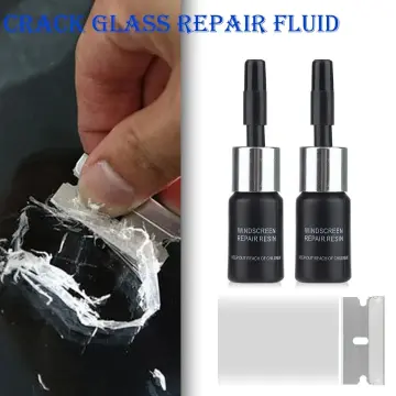 3PCS X Windshield Repair Kit Car Glass Scratch Repair Fluid Agent Scratch  Crack