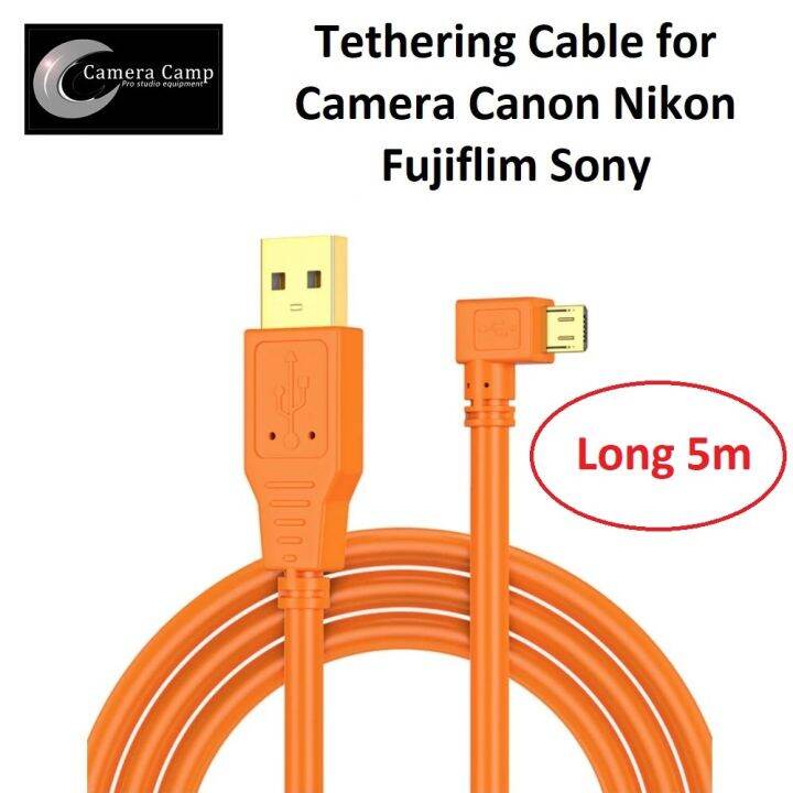 Tethering Tools USB Cable Tethering Cable USB for Camera Canon Nikon ...