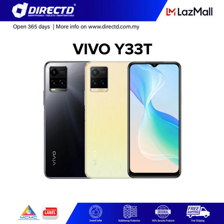 Ready Stock Vivo Y33t 8gb 4gb Ram 128gb Rom 1 Year Warranty By Vivo Malaysia Lazada Ready Stock Vivo Y33t 8gb 4gb Ram 128gb Rom 1 Year Warranty By Vivo Malaysia Lazada