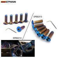 EPMAN 6PCS Burnt (Neochrome) M5 Steering Wheel Bolt Screw Kit Fit Steering Wheel Works Bell Boss Kit EPDS314 EPDS315 Furniture Protectors  Replacement