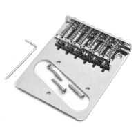 Chrome Tele Bridge For 10.5mm Electric Guitar through body &amp; bridge string