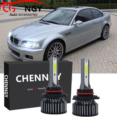 New ชุดหลอดไฟหน้าฮาโลเจน LED 6000K 2000 2001 แบบเปลี่ยน สําหรับ BMW E46 1999-2005