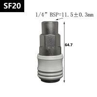 LLJLJ-C Type Pneumatic Fitting Self-Locking Quick Connector Coupler For Air Compressor Accessories Sp Pp Sm Pm Sh Ph Sf Pf