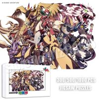 Digimon Characters Animation Puzzles for Adults 300/500/1000 Pieces Digital Monster Puzzle Diy Early Childhood Education Game