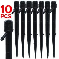 【Hot-Selling】 10/20PCS 18ซม. Bubble Drip Irrigation 1/4 ปรับ Emitters Dripper Sprinkler Stake รดน้ำระบบ4/7Mm ท่อท่อ