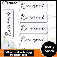 V-ELECTRONIC 1/6pcs โปร่งใสโปร่งใส สัญญาณที่สงวนไว้ อะคริลิค 83นิ้วค่ะ ของแขวนที่นั่งคริสตจักร ทำความสะอาดได้ง่าย ป้ายที่นั่งสำรอง แต่งงานในงานแต่งงาน