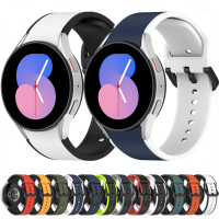 Silicone Strap for Samsung Galaxy watch 5/4 40mm 44mm 4 Classic 42mm 46mm Bracelet Wristband for Samsung Watch 5 Pro 45mm Belt