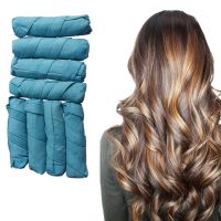 Heat-free Nighttime Hair Curlers Sleep Styler DIY Hairstyle Long Cotton Curlers Styling Tools for long Thick Curly Hair Rollers