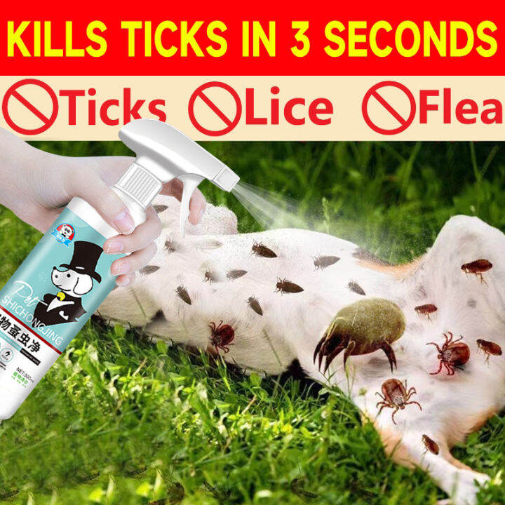 100ml Fleas and Ticks Spray for Dogs and Cats Pet Anti Garapata Remover