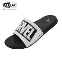 ADDA A-R07 82R07 รองเท้าแตะลำลองแบบสวม รุ่น 82R07M1 Marvel size 8-10 sandals แอ็ดด้า มาเวล BK สีดำ