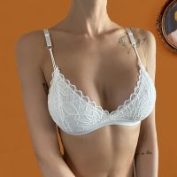 Sexy Thin Underwear Womans Bra Without Chest Pad Summer Wire Free Bralette Backless Soft Comfortable Female Lingerie