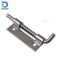 304 Stainless Steel Loaded Hinge Bisagras Security Spring Bolt Barrel Latch For Industrial Welding Distribution Cabinet Hardware Door Hardware Locks M