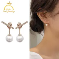 Hello Girl Jewelry Fashion Popular Pearl Earrings Women Simple Earring All Match Pendientes Jewelrys