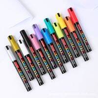 36Colors Art Marker Acrylic Paint Pens Brush Pen Rock Stone Ceramic Glass Canvas DIY Graffiti Making Drawing Supplie Colored Pen