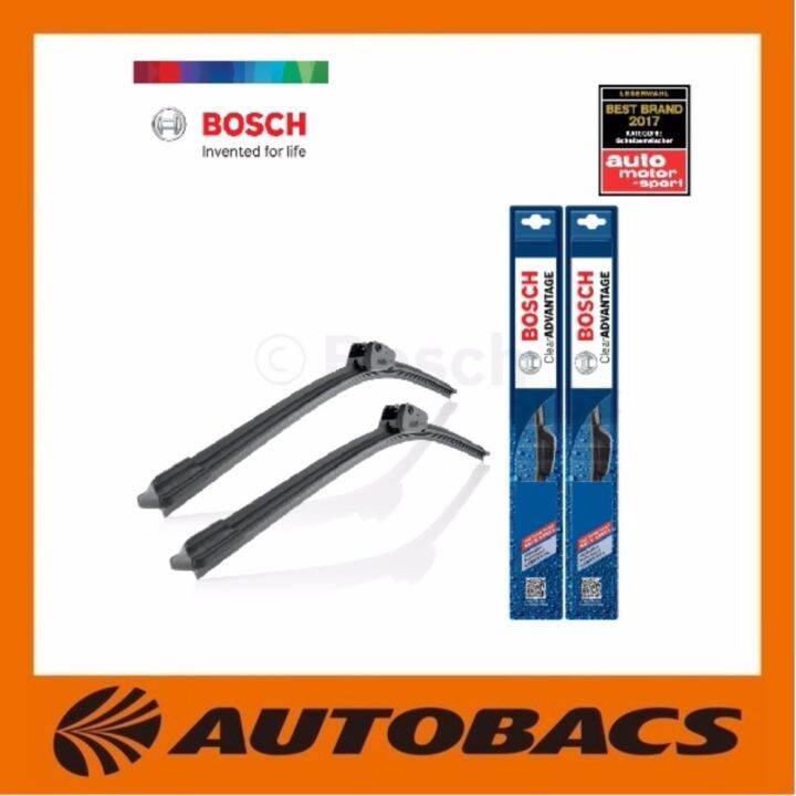 Bosch Clear Advantage Wipers for Mazda 3(Yr13to17) by Autobacs Lazada