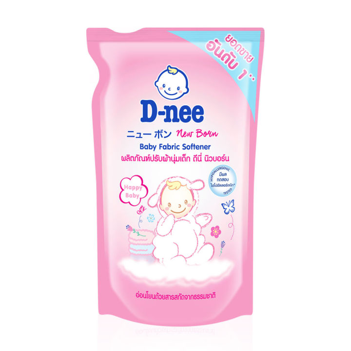 d-nee-new-born-baby-fabric-softener-pink-600-ml-ดีนี่-นิวบอร์น-ผลิตภัณฑ์ปรับผ้านุ่มเด็ก-สีชมพู-600-มล
