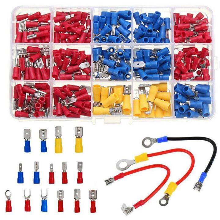 280pcs Assorted Crimp Spade Terminal Insulated Electrical Wire ...