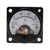 XHLXH High Quality 0-300V Current Voltmeter Panel Meter Round AC 0-300V AC Voltage Volt Tester Voltmeter Pointer Voltmeter Voltmeter Gauge