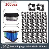 100pcs 18650 Battery Holder Storage Box Bracket Li-ion Cell Holder Cylindrical Safety Anti Vibration Plastic Case