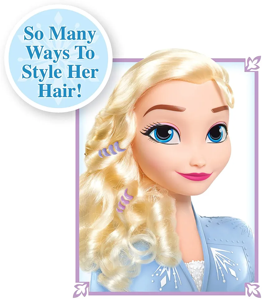 frozen elsa styling head