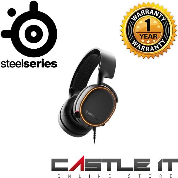 SteelSeries ARCTIS 5 RGB USB AUX DTS 7.1 Gaming Wired Headset