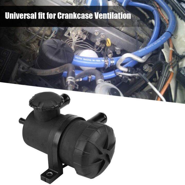 Air Oil Separator,Universal Oil Catch Can Reservoir Tank Stainless