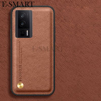 เคสโทรศัพท์เสี่ยวหมี่โทรศัพท์  Xiaomi POCO F5 Pro ฝาหลังหนังลายขวางป้องกันลายนิ้วมือปกป้องเลนส์รู้สึกสบายสำหรับ Xiaomi POCO F5 Pro เคสใส่โทรศัพท์